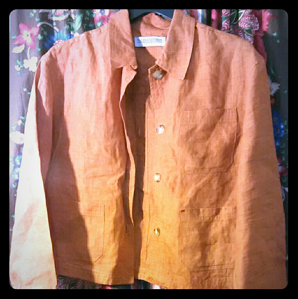 Valerie Stevens Sports linen jacket